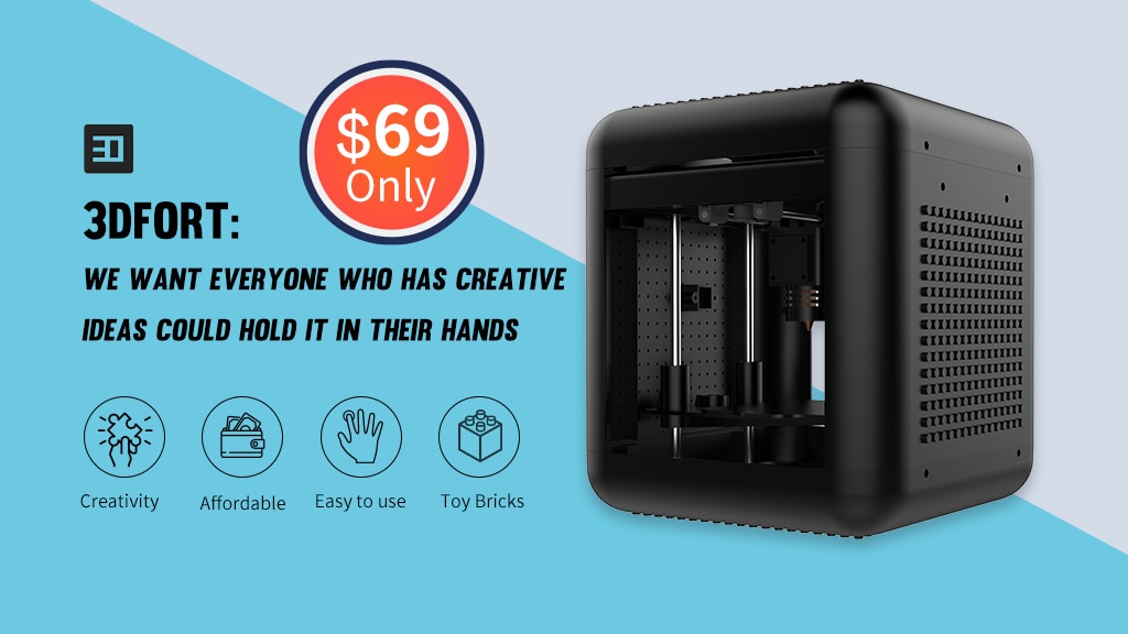 3DFORT 3D printer--Print anything you want