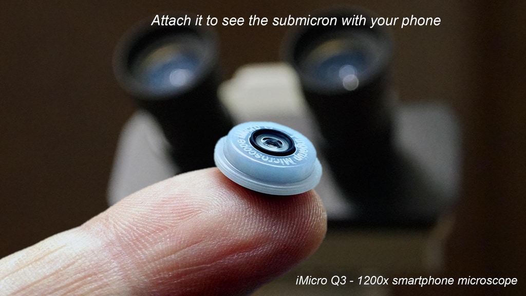 iMicro Q3 - A Fingertip Microscope toward the Optical Limit
