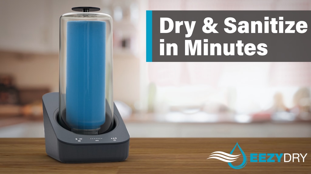 EezyDry - Dry and sanitize your reusable bottles in minutes!