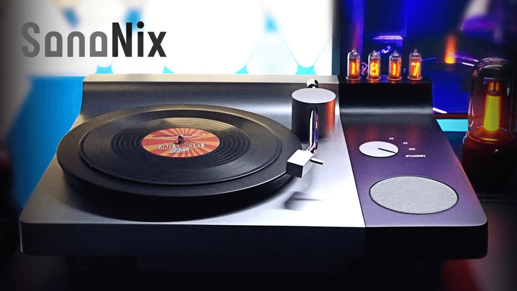 SonoNix – Nixie Tube Turntable Lights Up Your Life