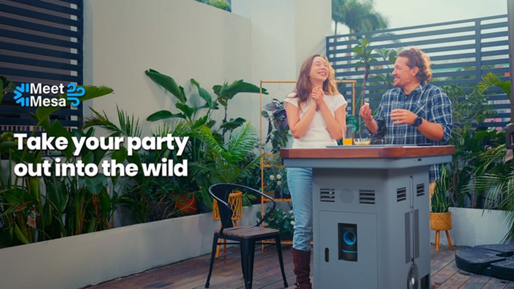 MeetMesa: World's First Entertaining MiniBar with AC