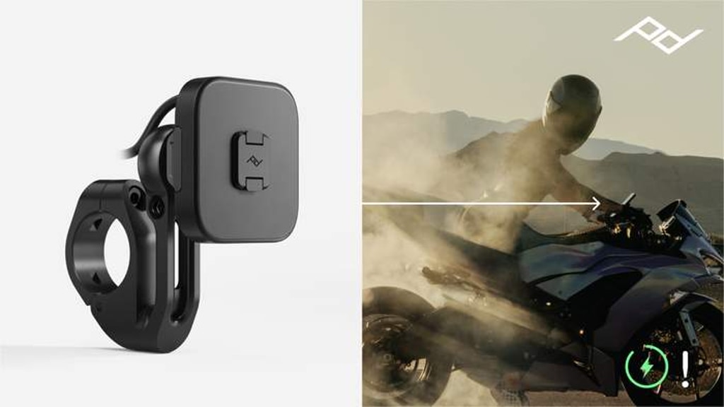 Motorcycle Phone Mounts with Ripping Fast Qi2 Charging