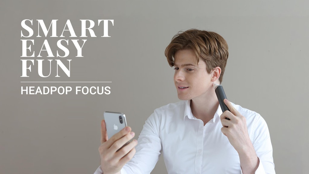 HeadpOp Focus: World's 1st Smart Pore Sebum Suction Device!