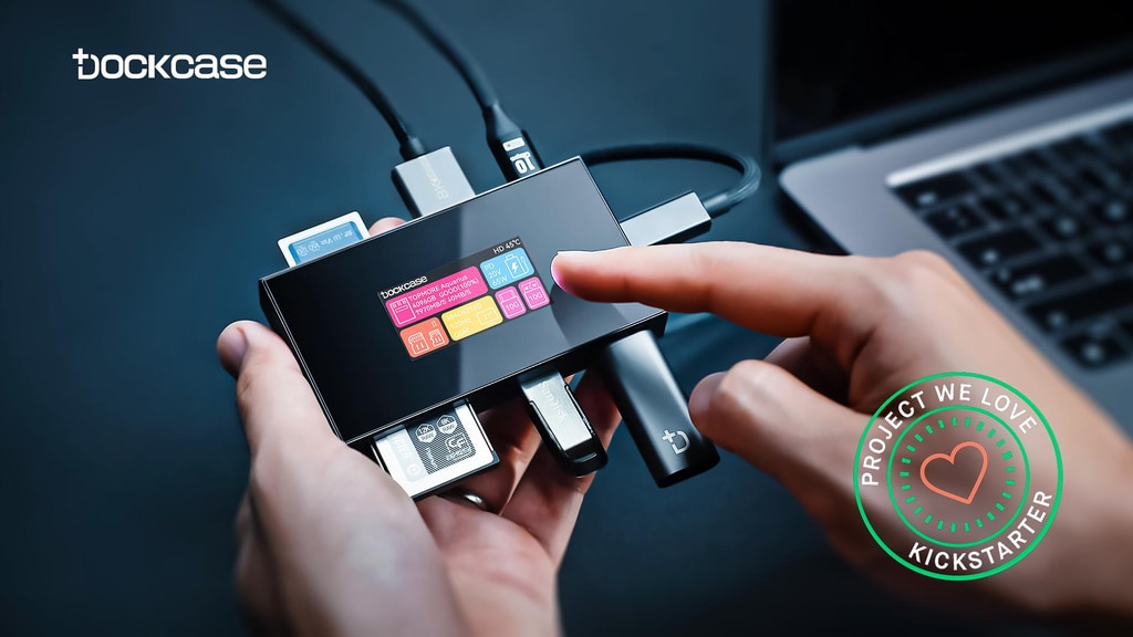 Dockcase Studio: Smart USB-C Hub 8-in-1