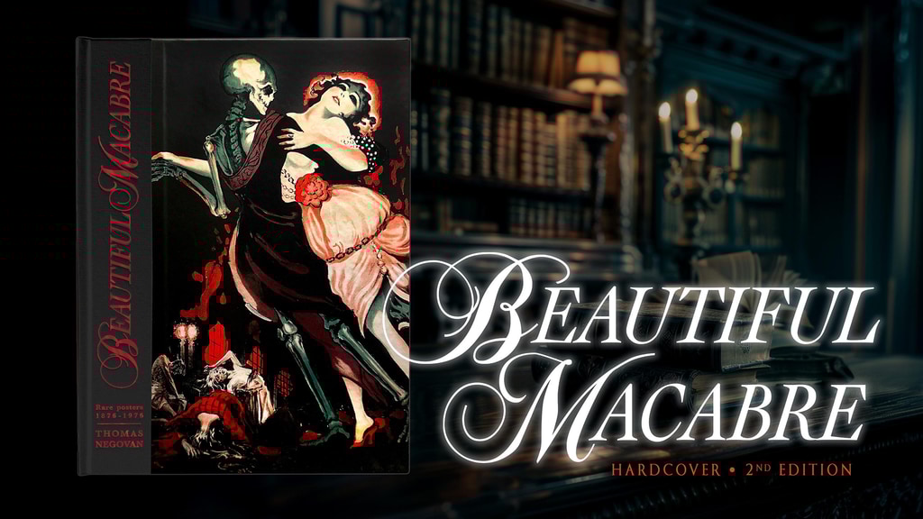 BEAUTIFUL MACABRE book + shirts dark vintage Occult artworks