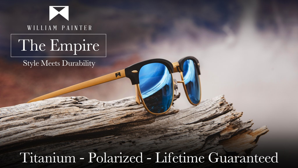 The Empire | Aerospace Grade Titanium Clubmaster Sunglasses