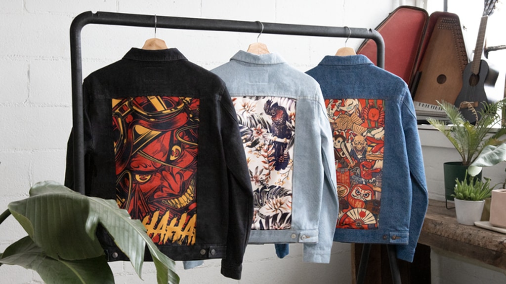 Modular Denim Jackets with Customized Swappable Art
