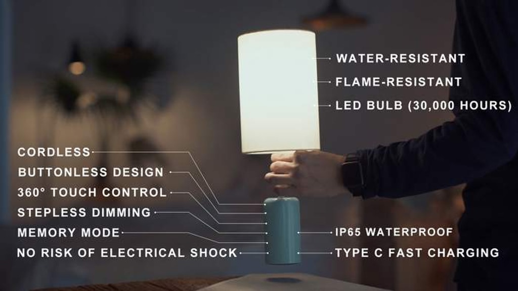 Cuppa: A Cordless LED Touch Lamp with All Features You Need