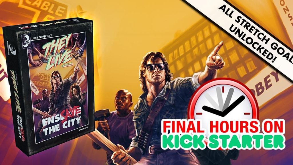 They Live: The Card Game - Save The City/Enslave The City