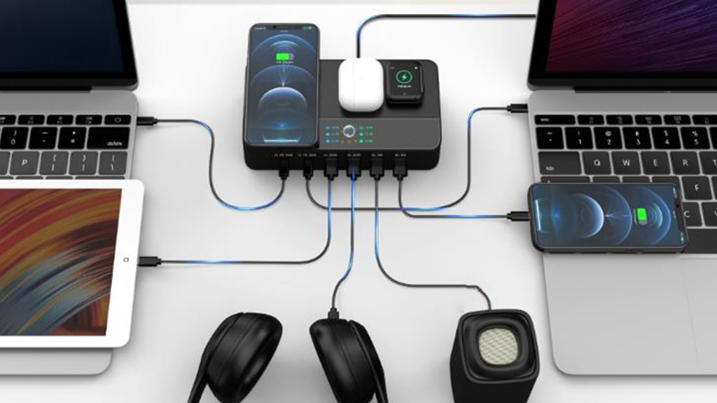 PowerSoo: The Only All-purpose PD200W 6-in-1 Desktop Charger