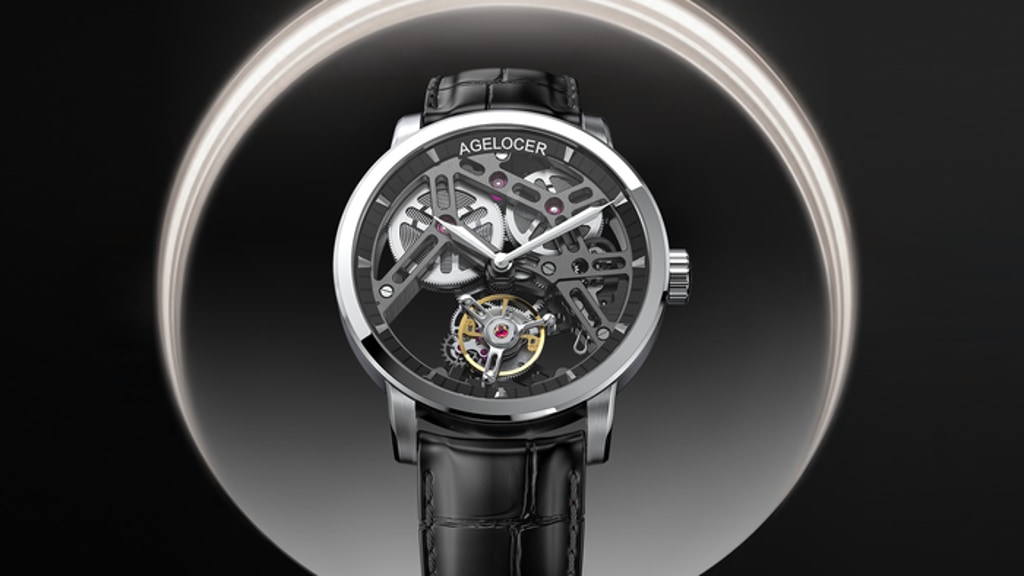 AGELOCER｜Free-sprung Balance Hollow Flying Tourbillon Watch