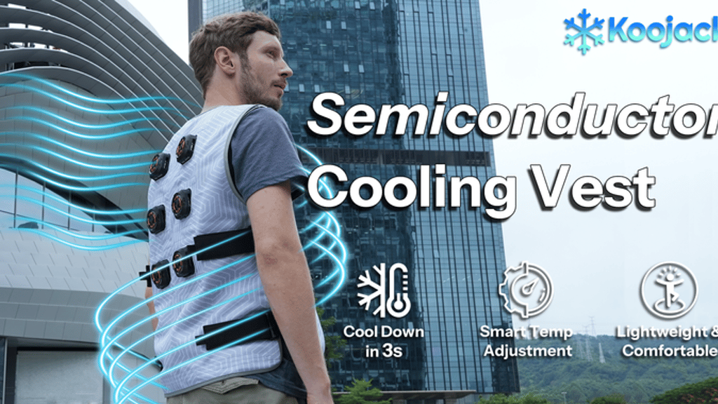 Koojack: Semiconductor Fast Cooling Vest for Chill Comfort
