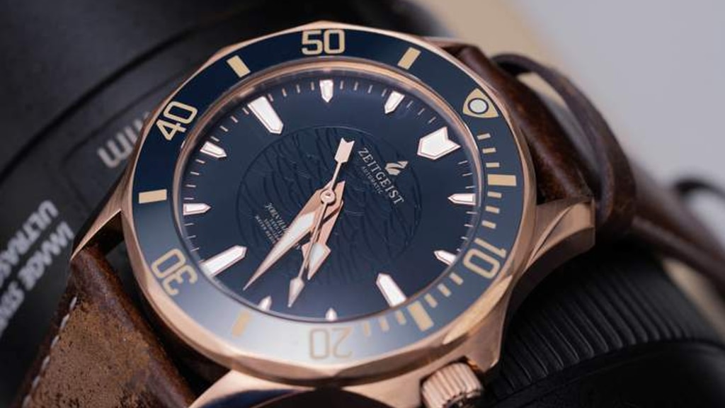 Zeitgeist H1: Thinnest 500m Automatic Bronze Watch