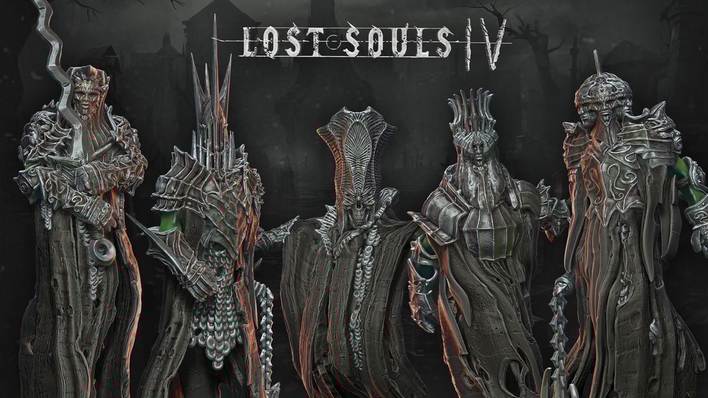Lost Souls IV - Wraith STLs for 3D Printing