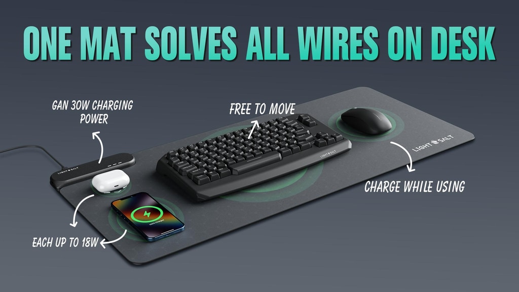 JSD: One Mat Solves All Cables on Desk