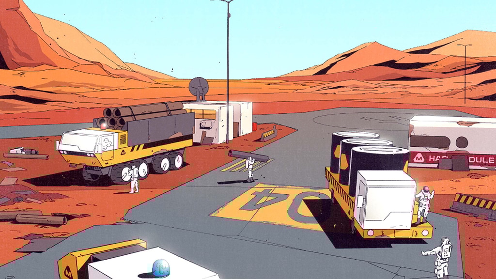 A Mars Adventure story: M.A.R.G.E. Comics and Toys