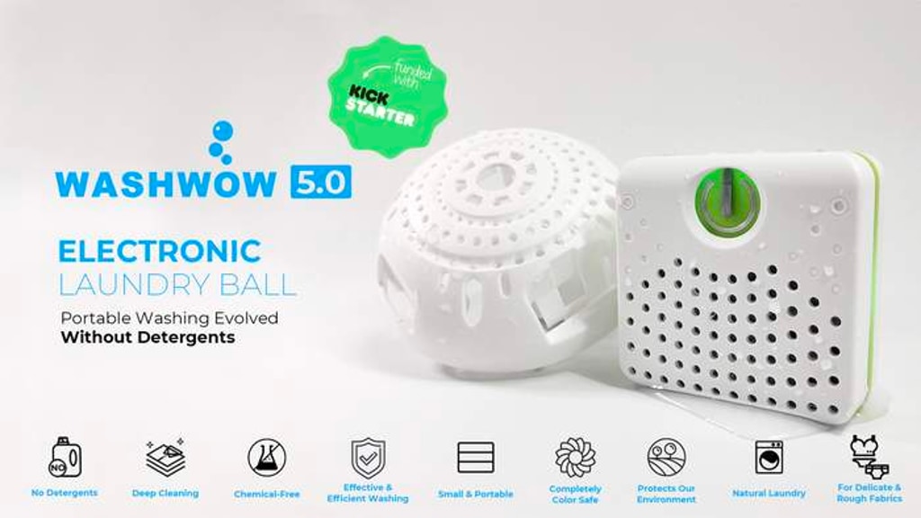 WASHWOW 5.0: Portable Washing Evolved – Without Detergents!