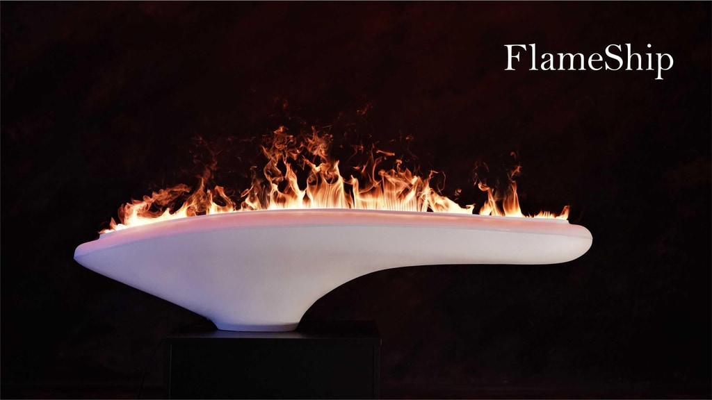 FlameShip - 3D Electric Steam Fireplace