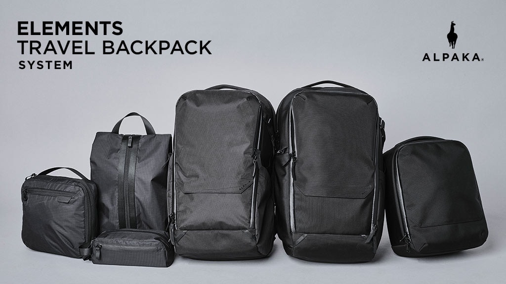 Elements Travel Backpack System by ALPAKA