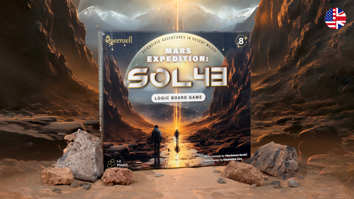 Mars Expedition: SOL43 | 1-2 player logic board game