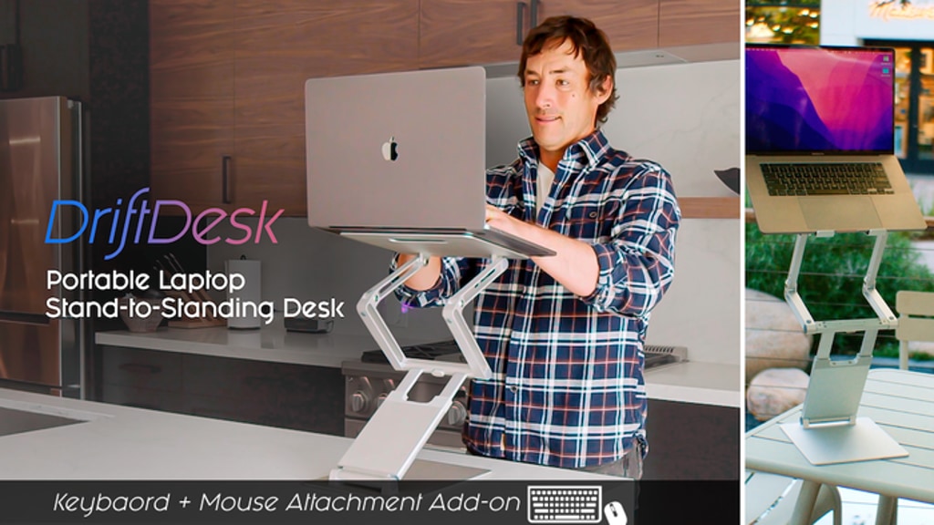 DriftDesk: Portable Laptop Stand-to-Standing Desk
