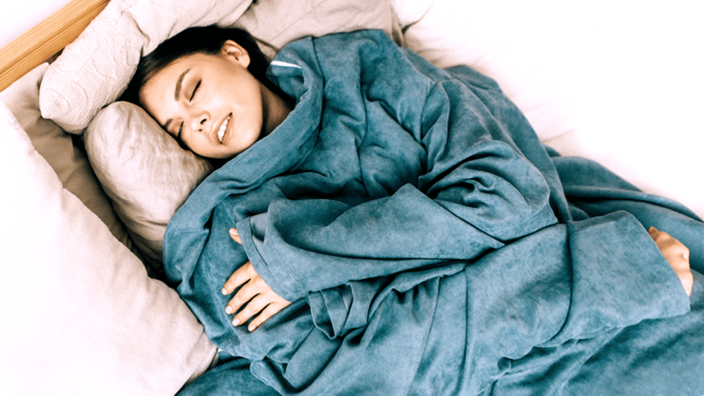 Sleeved Weighted Blanket Designed with Every Comfort