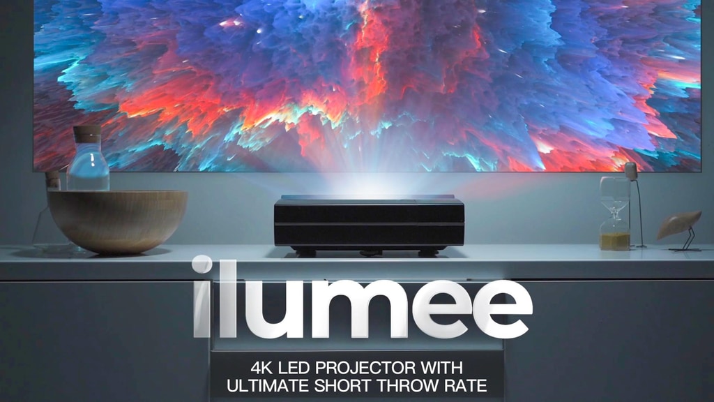 ilumee: 4K LED Projector with Ultimate Short Throw Rate