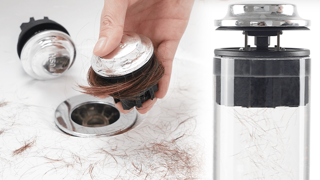 PressDrain - Stop the Clog! Hair Cutter for Bathtub Drain