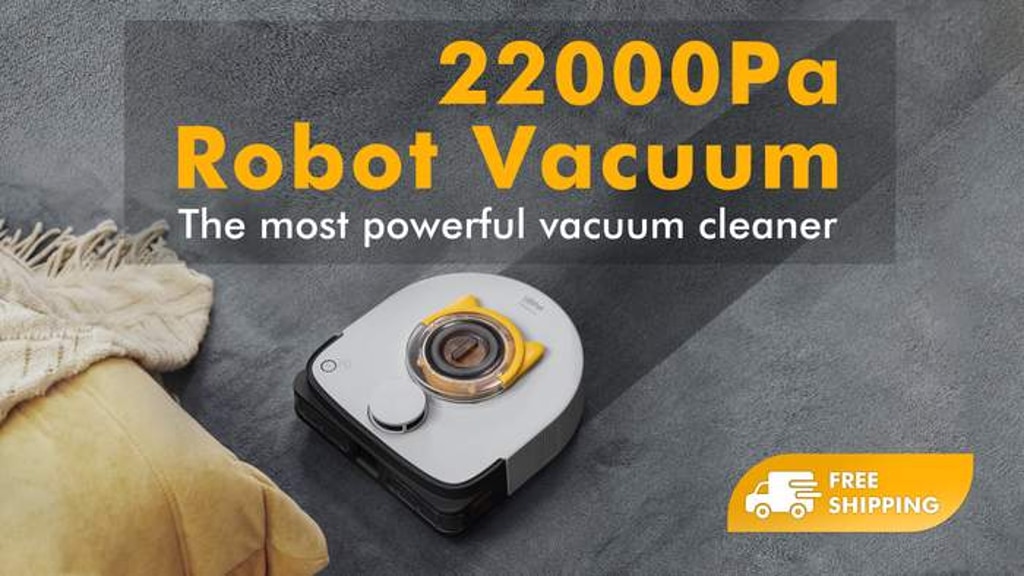 UBPet V10: 22000Pa 10X Ultra Suction Power Robot Vacuum