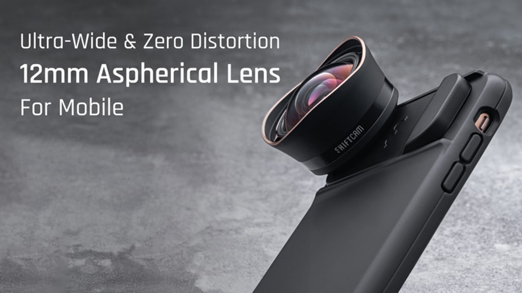 Combining DSLR and Mobile: 12mm Ultra Wide Aspherical Lens
