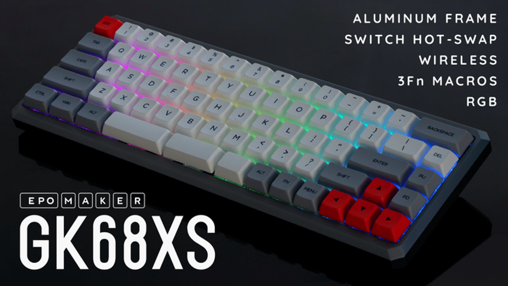 Epomaker GK68XS Bluetooth Mechanical Keyboard