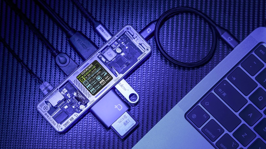 Dockcase Explorer Edition: Smart USB-C Hub 6-in-1