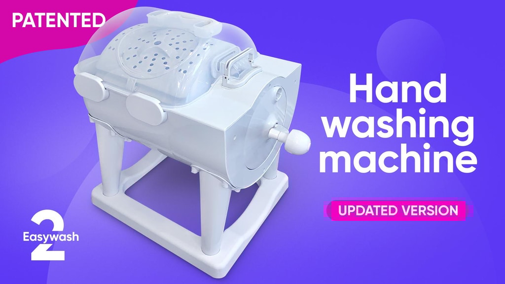 Easy Wash 2.0 Wash and dry your clothes in 5 minutes