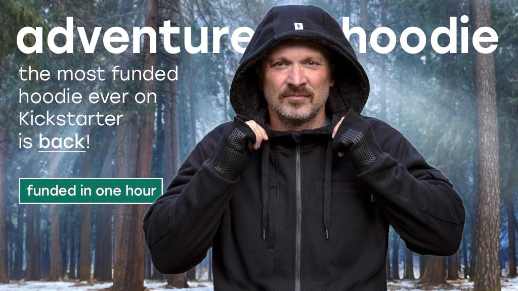 the NEW adventure hoodie with 23+ features and innovations