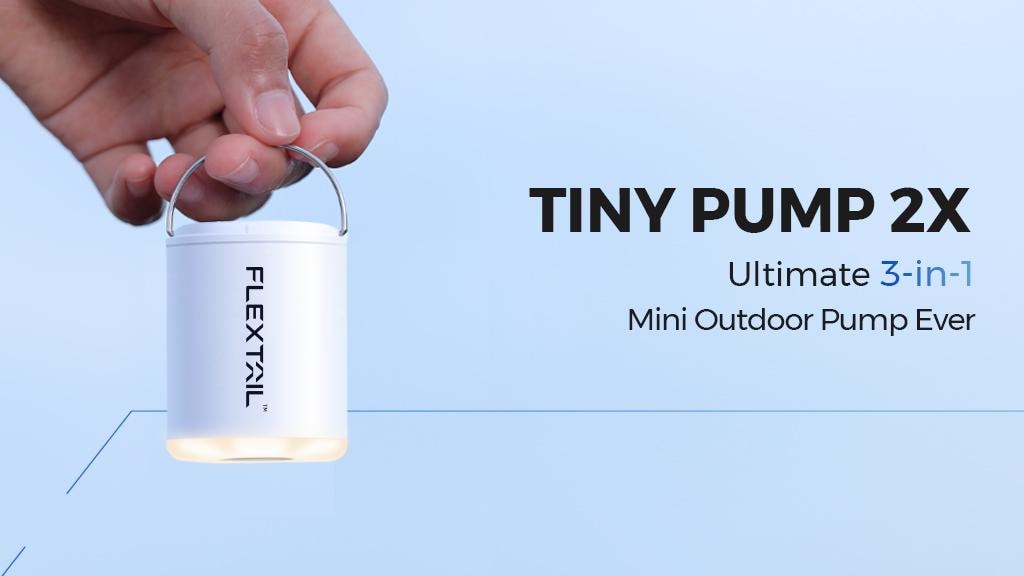 TINY PUMP 2X: Ultimate 3-in-1 Outdoor Pump & Camping Lantern