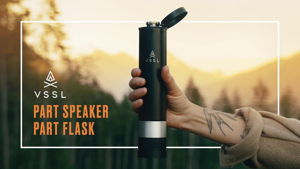 VSSL Insulated Flask with Bluetooth® Speaker