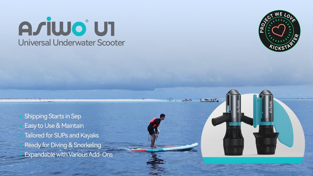 ASIWO U1 Ultimate All-in-One Universal Underwater Scooter