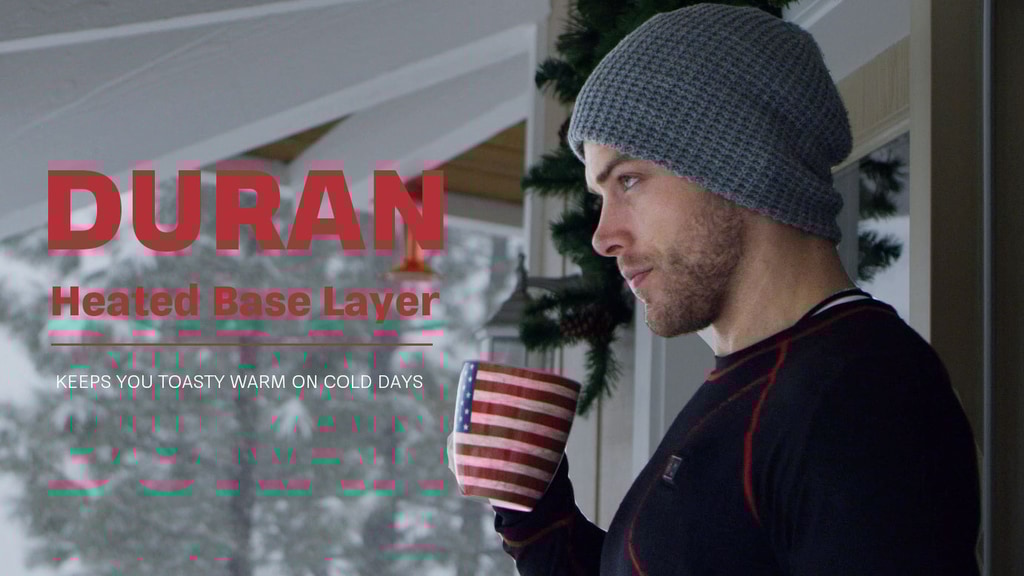 DURAN: The Most Slim Cozy Heated Base Layer