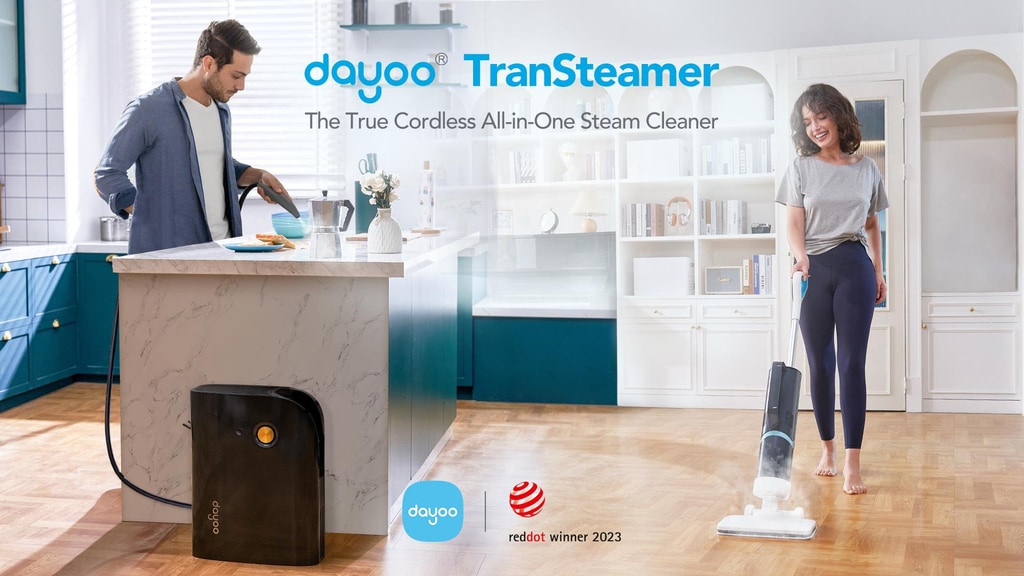 Dayoo TranSteamer - The True Cordless Steam Cleaning Center