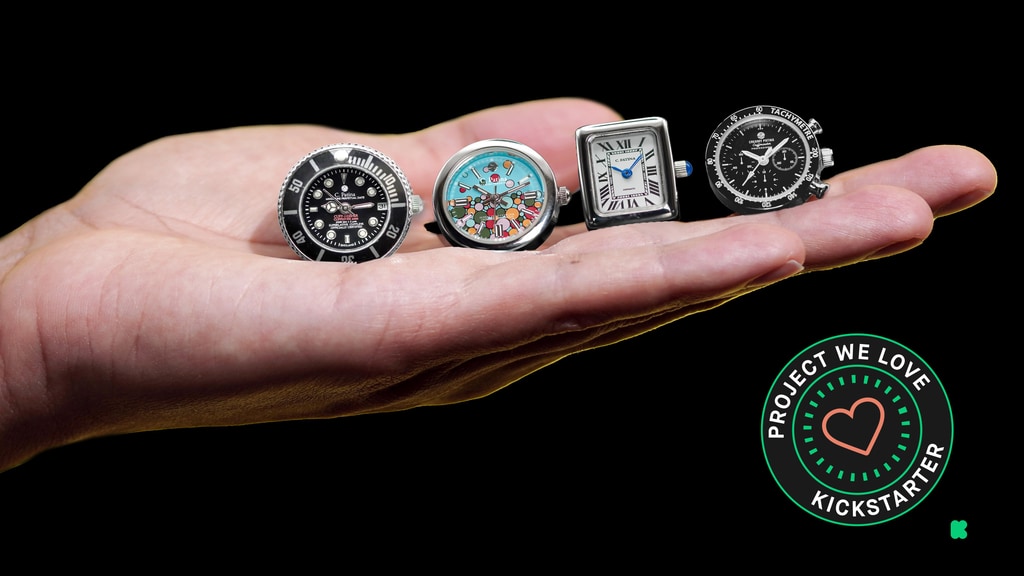 Creamy Patina Miniature Luxury Watch Cufflinks