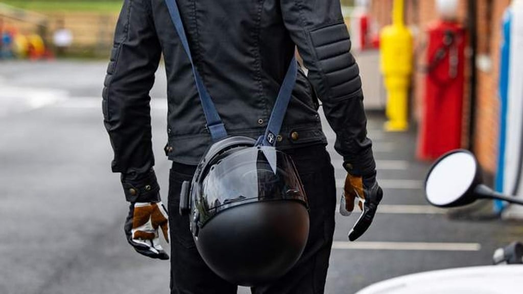 SLING. Wax Cotton Helmet Carry Straps