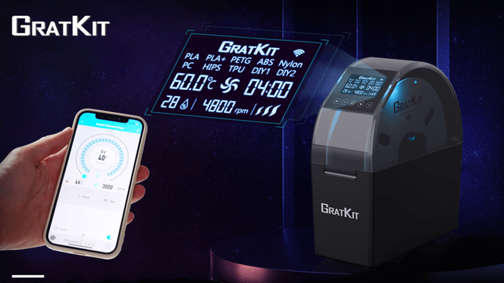 GratKit Firefly Filament Dryer