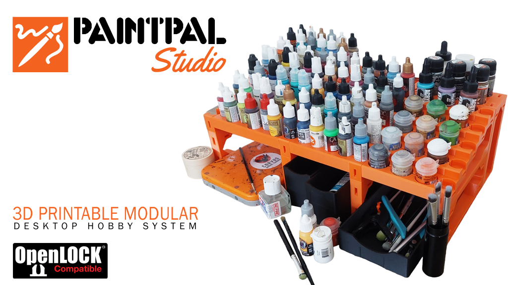 PaintPal Studio: A 3D printable Desktop Hobby System