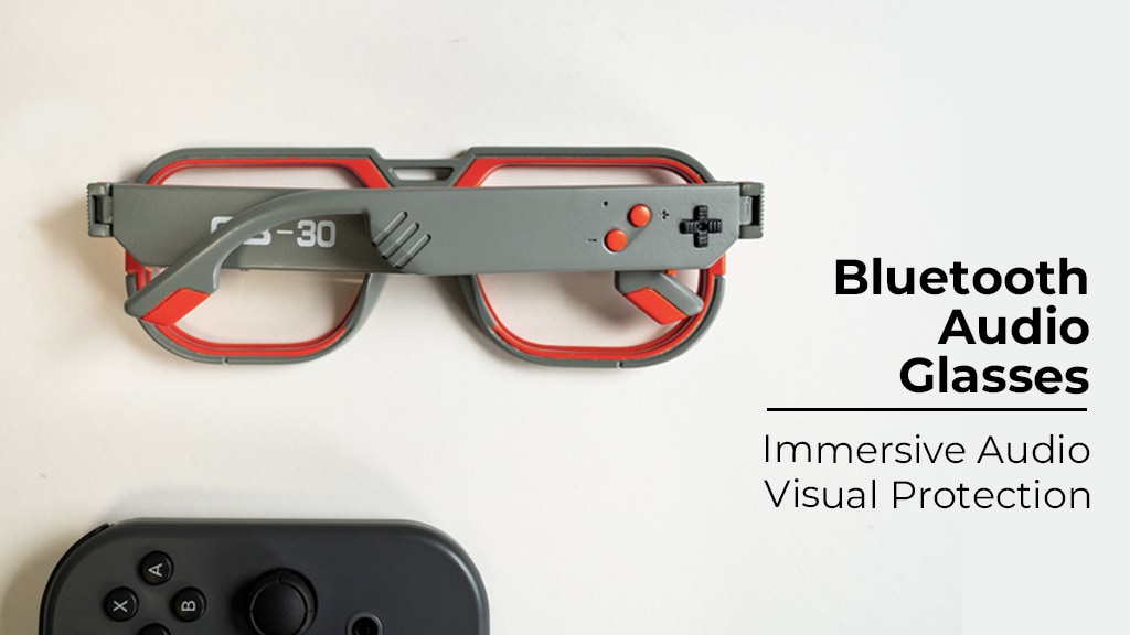 Mutrics GB-30: Ultra Slim Smart Audio Glasses For Gamers