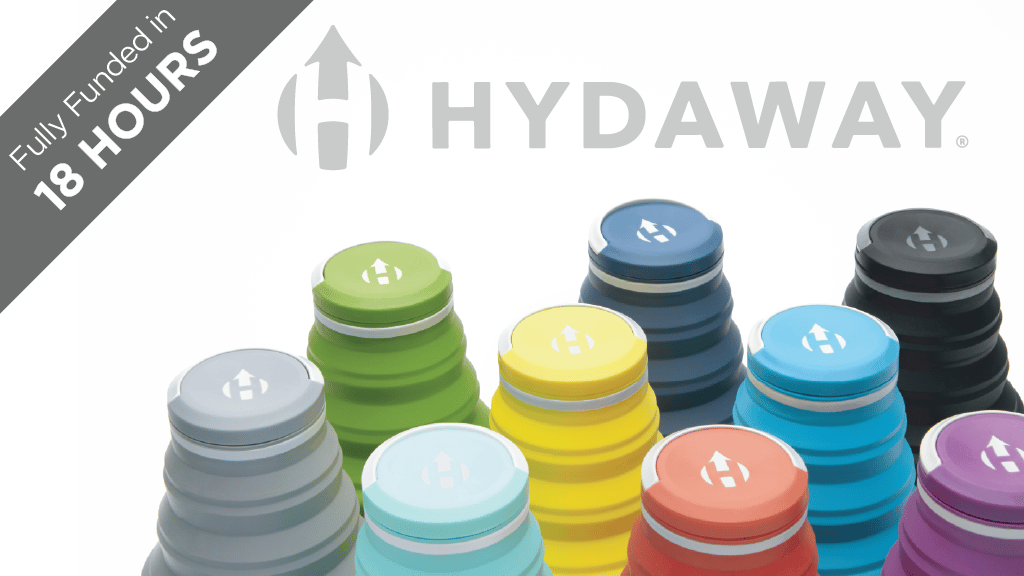 HYDAWAY. The world’s most collapsible water bottle