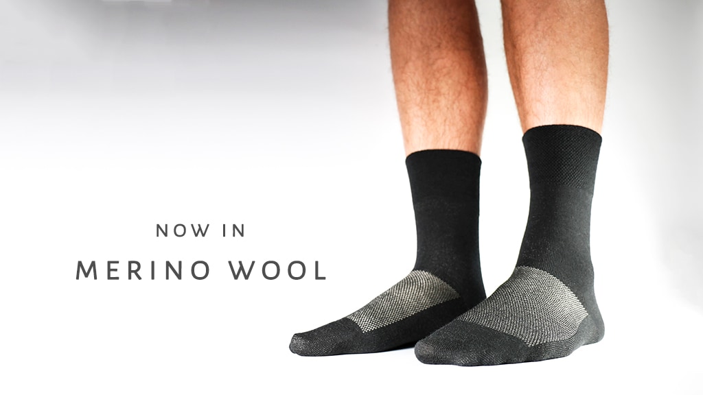 SilverSocks - World's Cleanest Silver Merino Wool Crew Socks