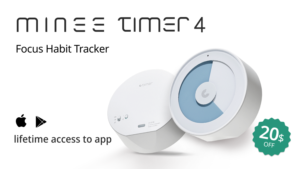 minee: Habit Tracking Pomodoro Timer Kit for Your Goal