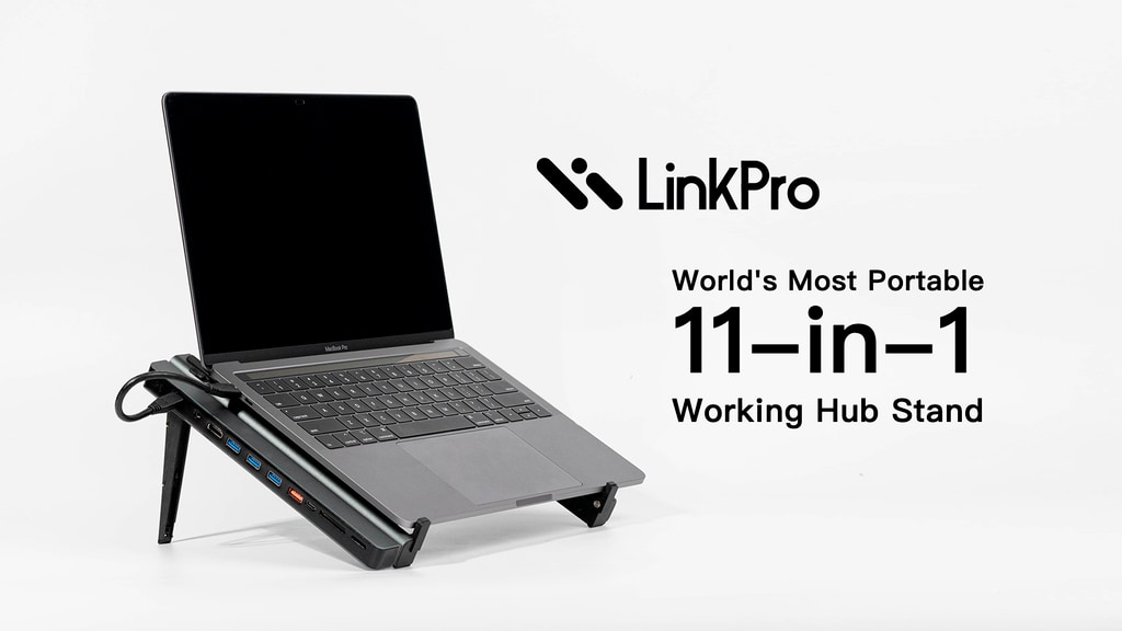 LinkPro: The World's Most Portable 11-in-1 Working Hub Stand