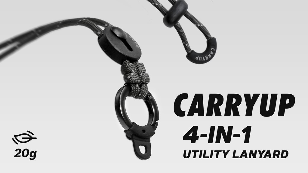 CARRYUP: 4-in-1 Wearable Utility Lanyard for Hands-Free