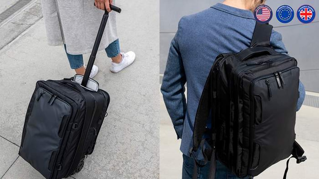 Taskin Xplorer | Carry-on Wheeled Travel Backpack—Evolved